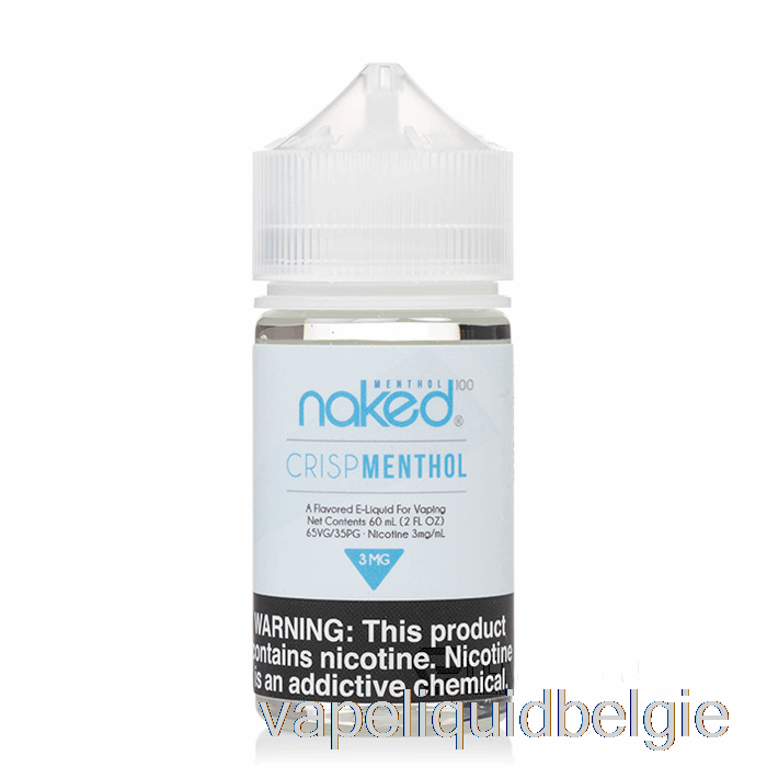 Vape Vloeibare Frisse Menthol - Naakt 100 Menthol - 60 Ml 0 Mg